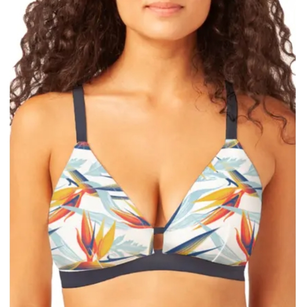 The Busty Swim Bralette In Daybreak PrintSZ1